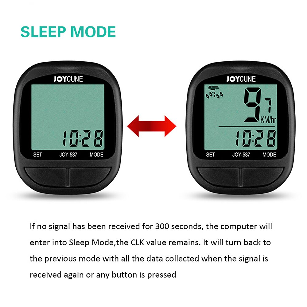 Cycling Bike Computer Speedometer Stopwatch Odometer Waterproof Bicycle Wired LCD Display Cable Code Meter Bicycle Accessory