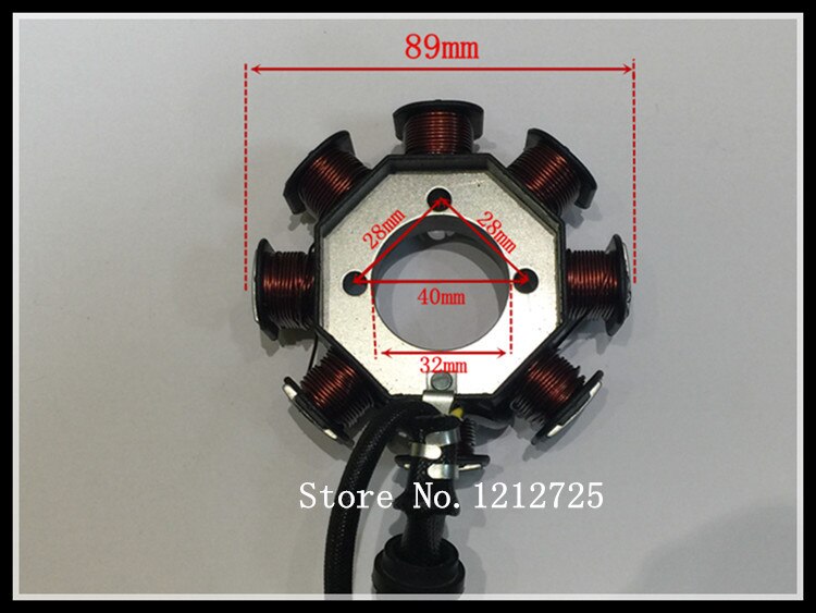 Motorcycle Stator coil CG125 QJ125 CG150 atv full DC magnetic motor stator coil