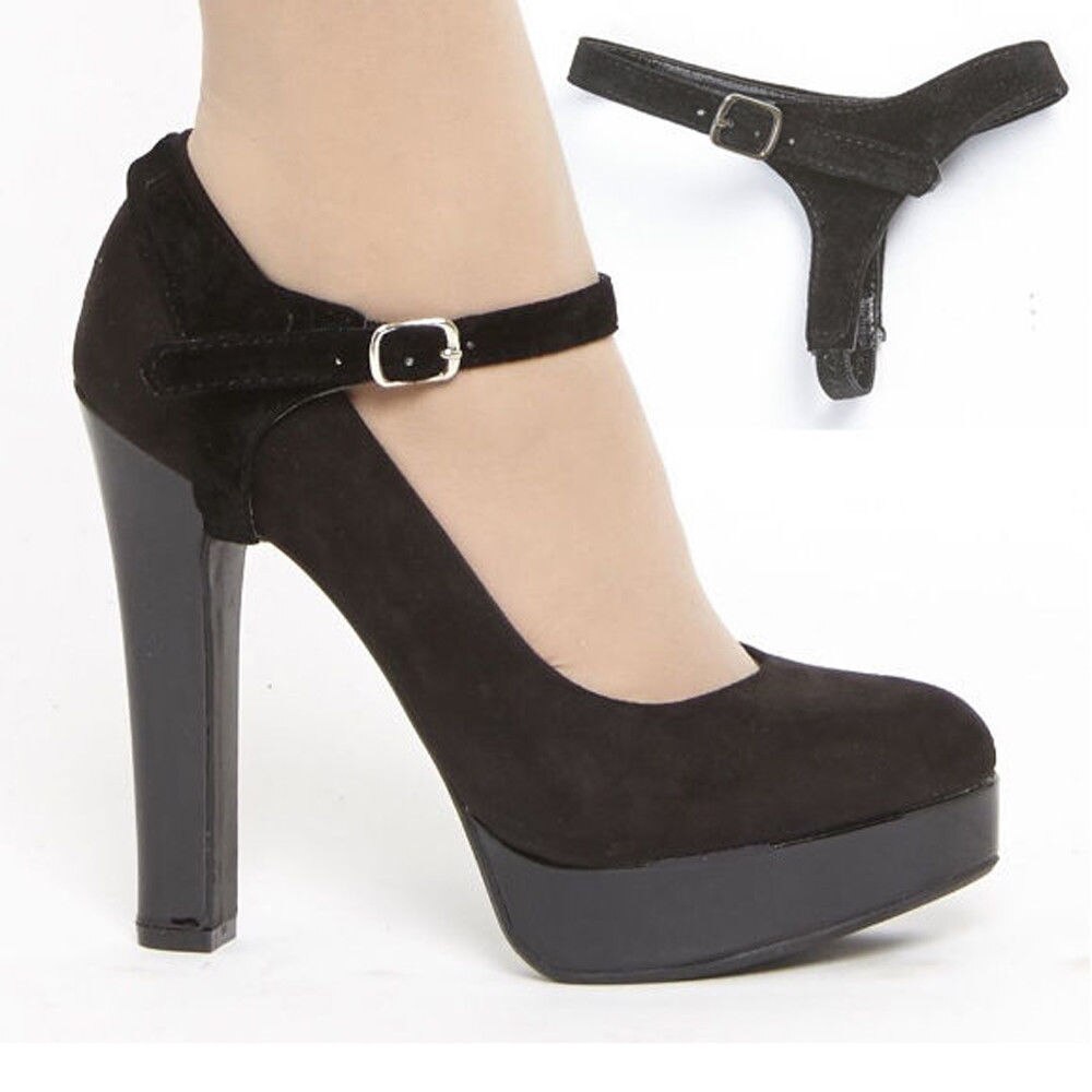 High Heel Stud Ankle Strap Detachable PU Leather Anti Loose Shoes Lace Bands