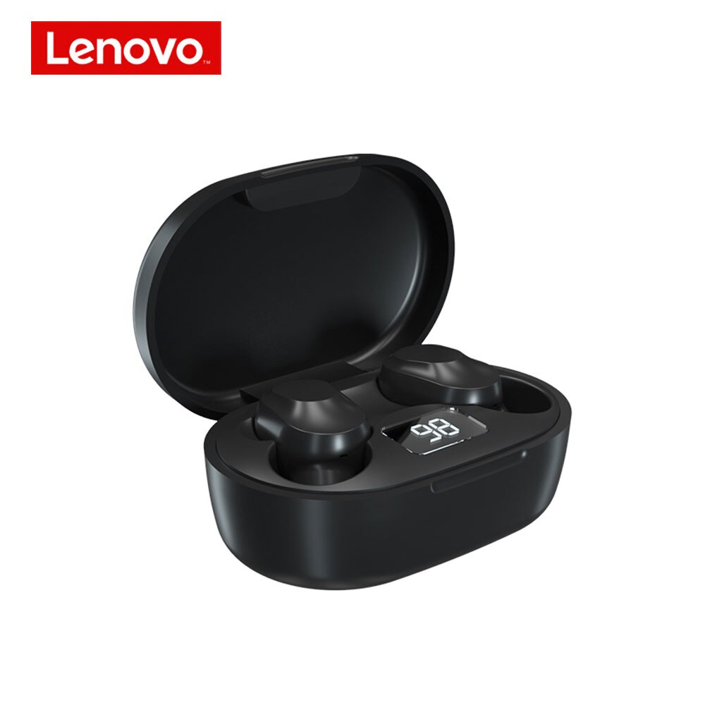 Auricolare Wireless originale Lenovo TWS QT81 XT91 XT89 XT90 auricolari Bluetooth 5.0 batteria a lunga durata cuffie con riduzione del rumore: Black XT91