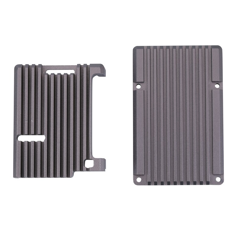 Raspberry Pi 4 Metalen Omhulsel Aluminium Case Gary Behuizing Cooling Cover Met Dual Fan Optioneel Voor Rpi 4 Model B