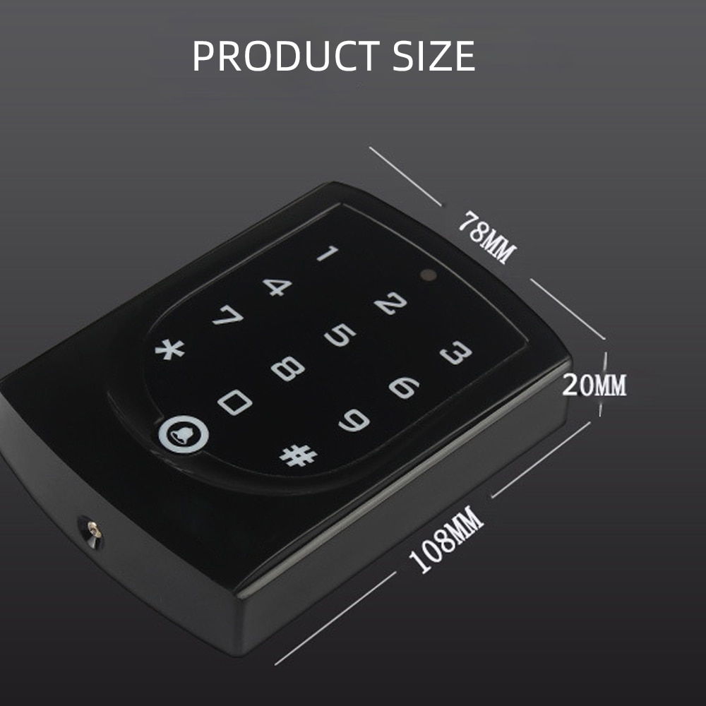 ID/IC Dual Frequency Rfid door lock system 12.56KHZ 13.56MHZ wiegand 26 input & Output Card Door access control system