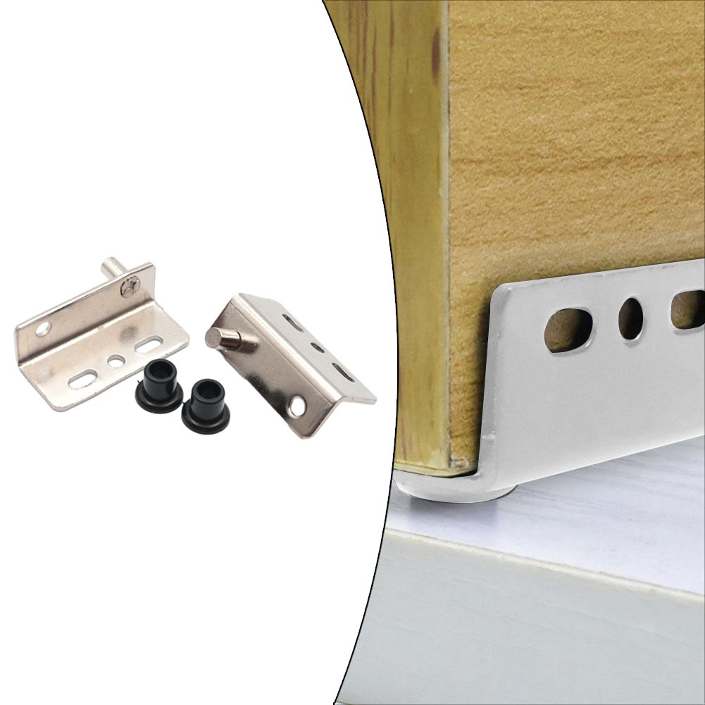 Bisagra pivotante CT, bisagra de código de esquina para puerta de madera, cajones, muebles, armarios, herrajes para puertas de armario, 2 uds.