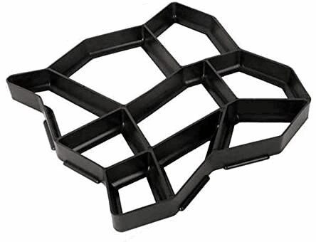 Stampi per calcestruzzo pavimento da giardino stampo per pavimentazione fai-da-te giardino domestico percorso creatore manualmente cemento mattone passo vialetto pietra strada strumento stampo: Default Title