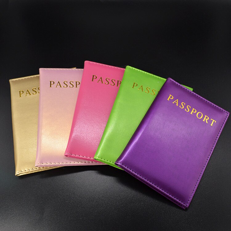 Universal Travel Passport Cover Women Pu Leather Cute Pink Holder Passport Lovely Girl Pasaport Case Travel Covers for passports