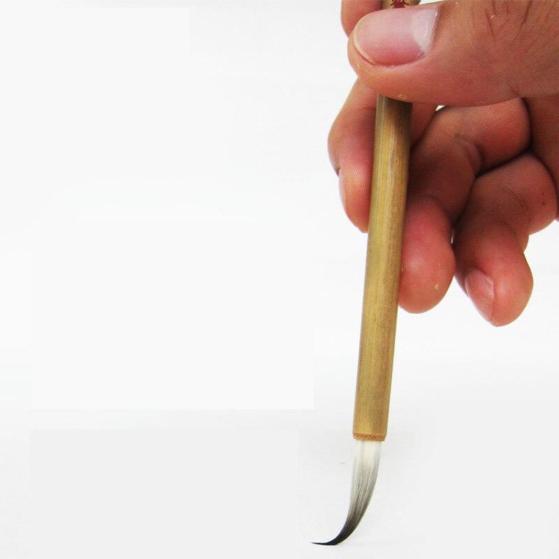 3 Stuks Schrijven Borstel Woodem Handel Wezel Haar Haak Lijn Pen Chinese Schrijven Handschrift Praktijk Kalligrafie Studenten Briefpapier