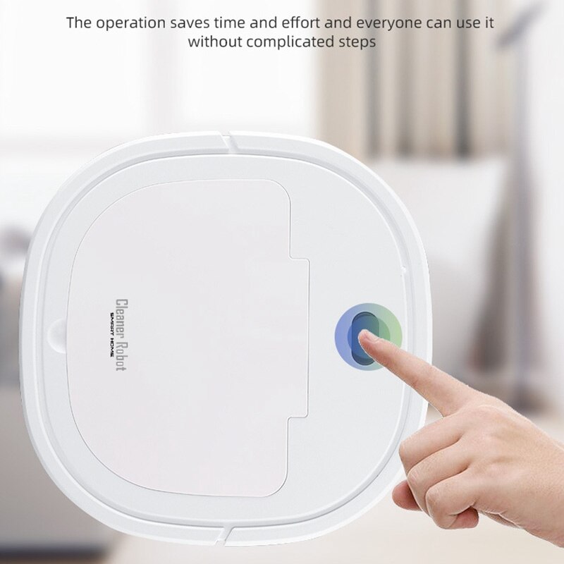 3-In-1 Automatic Vacuum Cleaner,Intelligent Sweeper with Light and Thin ,Suitable for Pet Hair,Low-Pile Carpet,Etc