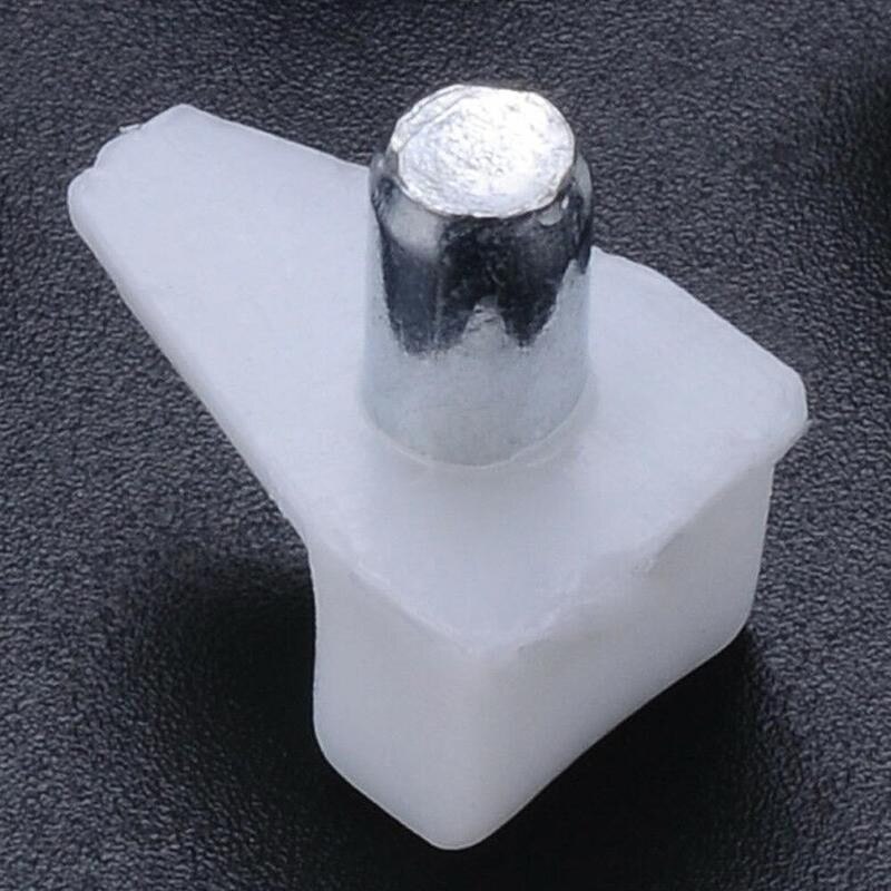 10pcs Shelf Studs Pegs Metal Pin Cupboard Seperator Cabinet Wooden Holder Cabinet Furniture Support Holder Shelf Studs Pegs
