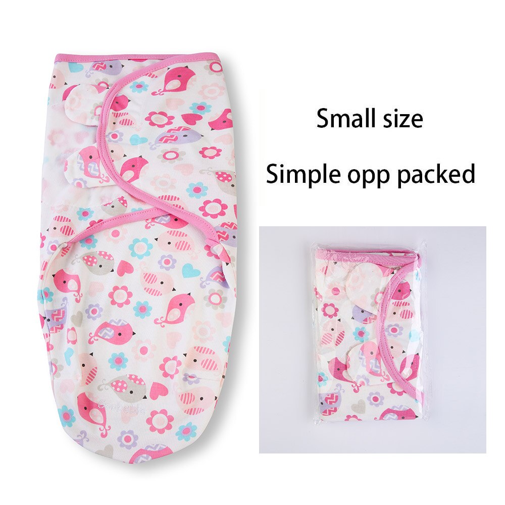 Baby Swaddle Blanket Wrap Newborn Baby Swaddle 100% Cotton Soft Infant Newborn Baby Products Blanket &amp; Swaddling Sleepsack: Birds small