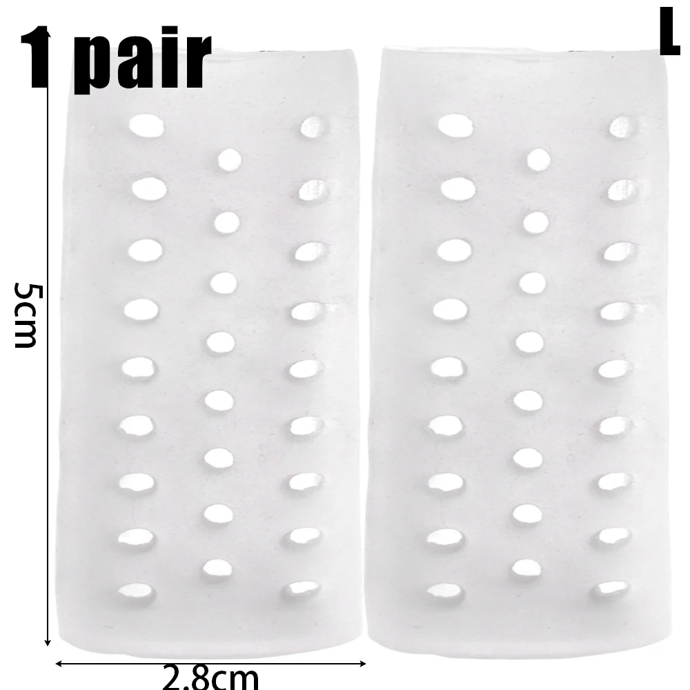 5pairs Toe Protective Covers Double Opening Breathable Silicone Toe Caps Soften Calluses and Corns Transparent Foot Care Tools: army green
