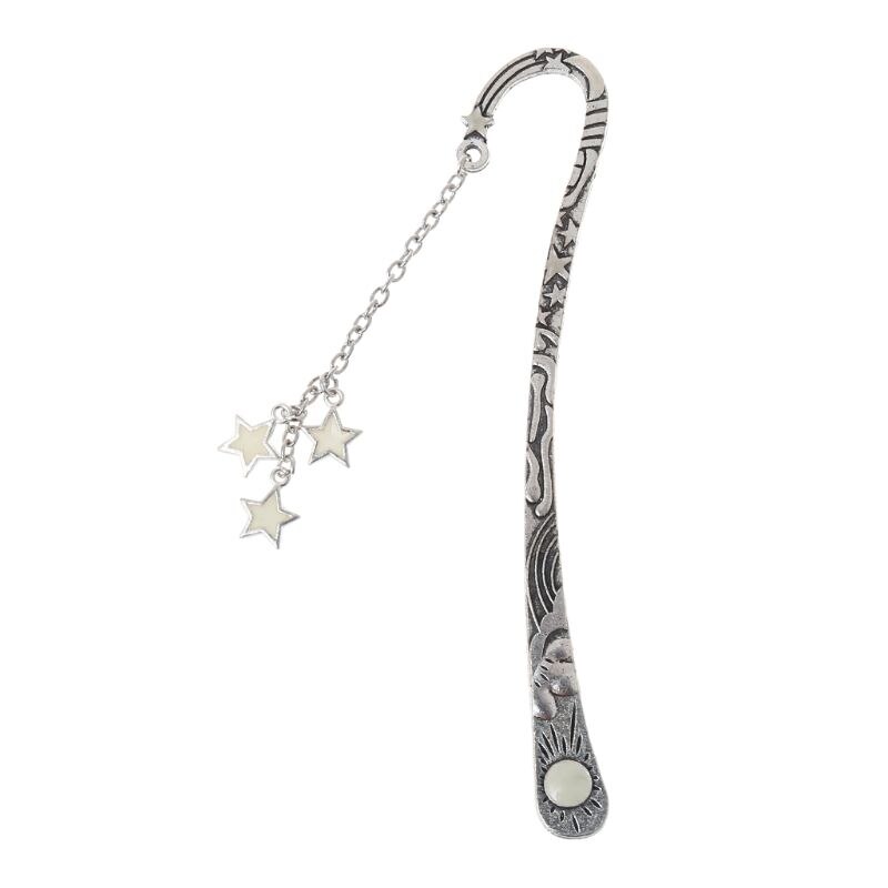 Glow In The Dark Lichtgevende Boek Marker Creatieve Vlinder/Dragonfly/Zon/Ster Bookmark Label School Kantoorbenodigdheden student: 2