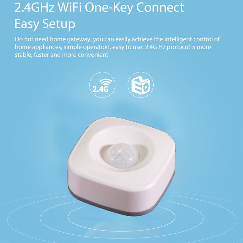 Smart Human Body Induction WIFI Motion Sensor Smart Life APP Wireless Home Security System