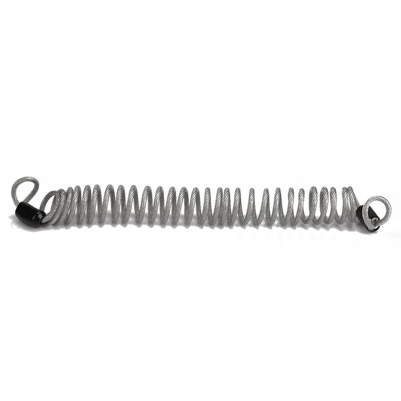 Helmet Locking Carabiner Anti-Theft Bike Motorcycle Helmet Lock with Resettable Code PIN Spring Combination Lock