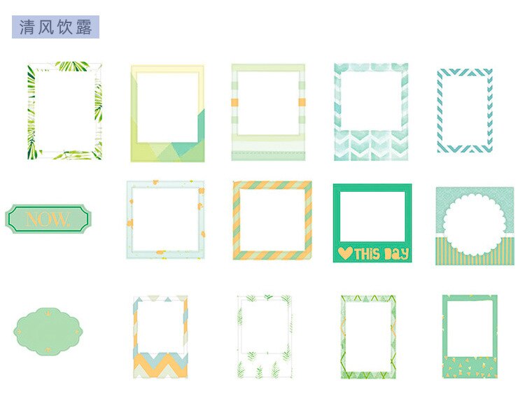 Lovely Frames Sticker for Scrapbooking DIY Projects/Photo Album/Card Making Crafts: F