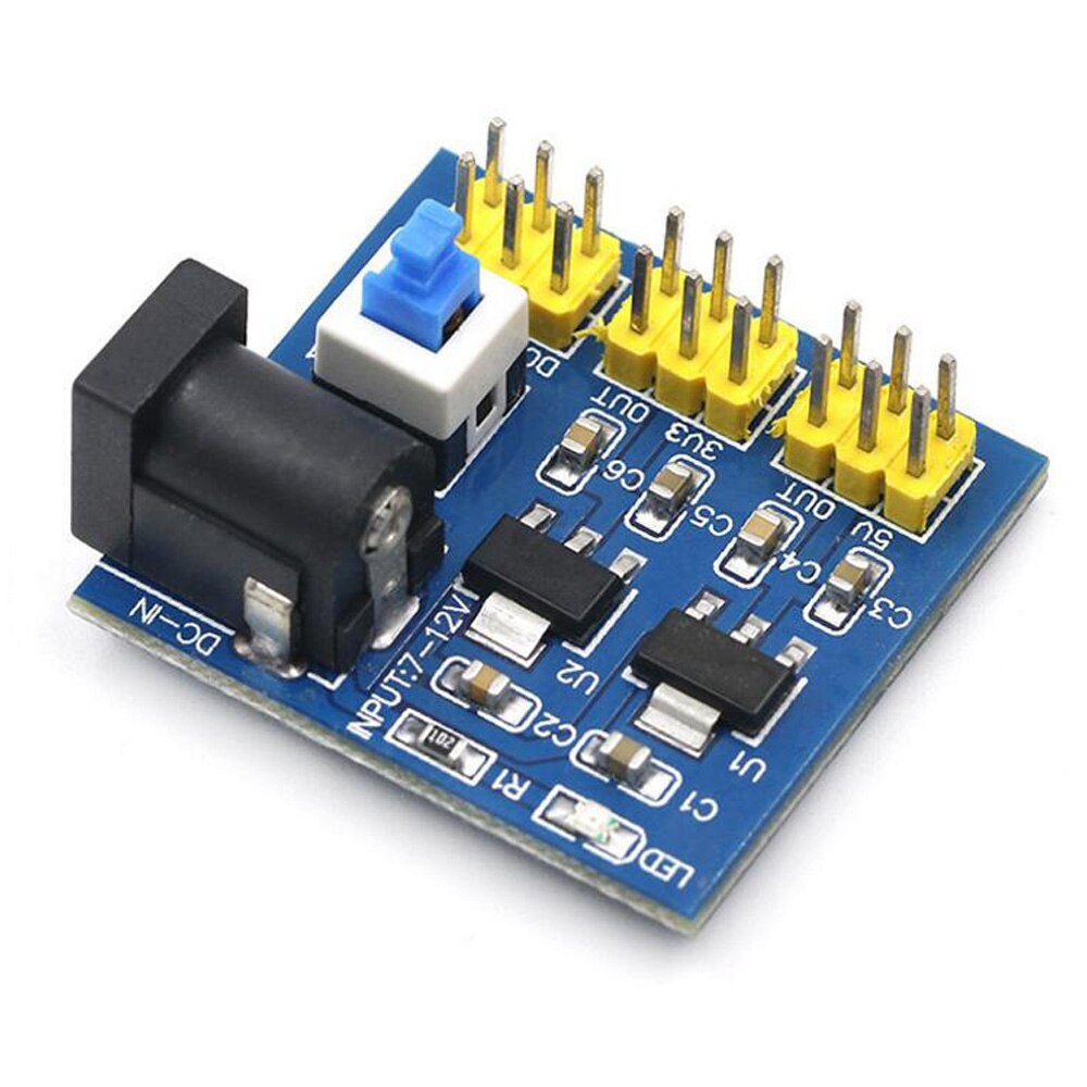 1 PCS DC-DC 12V to 3.3V 5V Power Module 3.3V 5V 12V Multiple Output Voltage Conversion