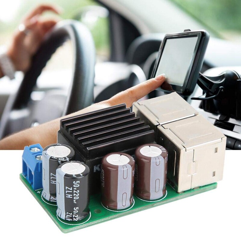 Step Down Module Buck Converter Power Module DC9-40V to 5V 5A 4 USB Port High Efficiency Large Power Transfer Module