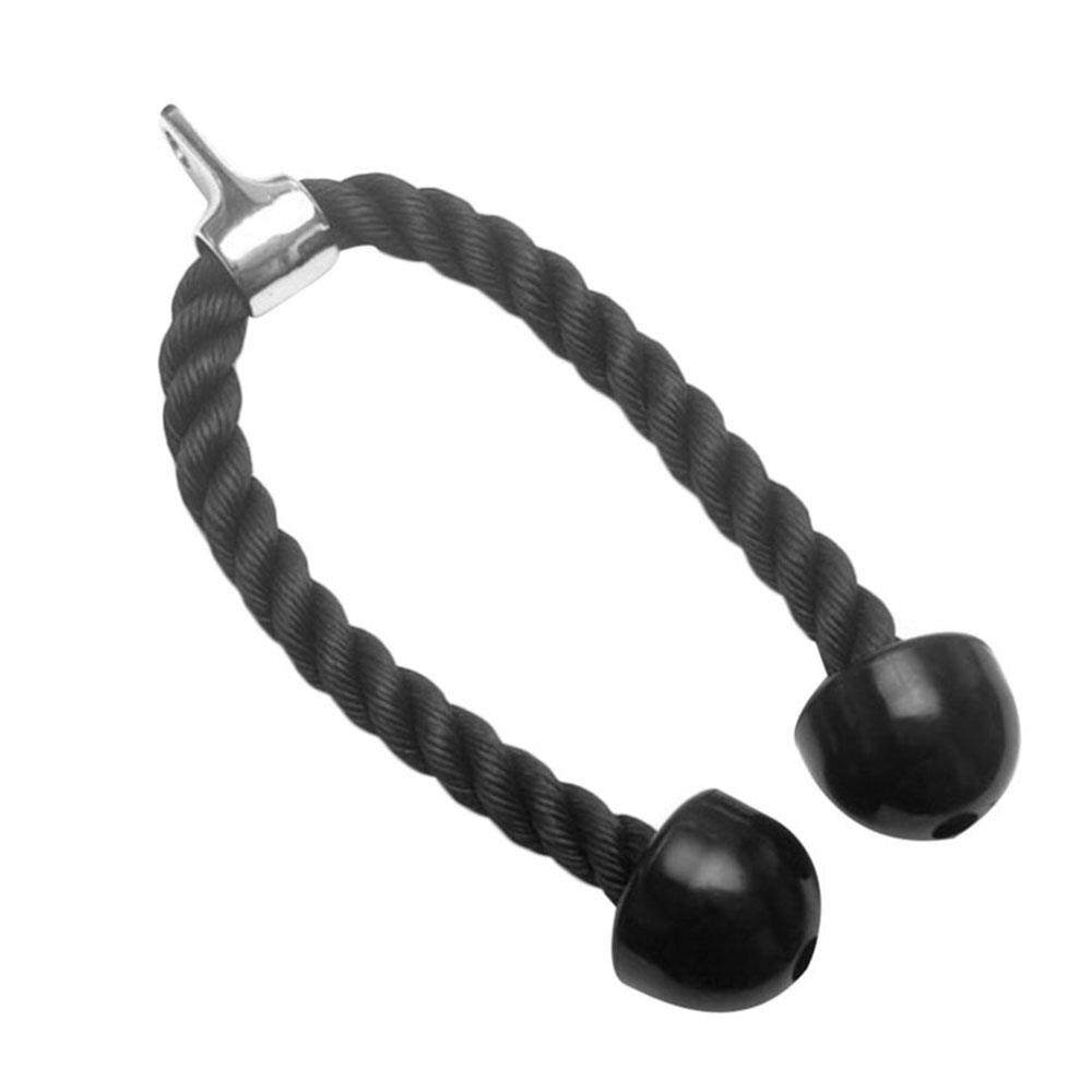 Tricep tau Fitness tau enhet hjemme treningsstudio svart nylon magemuskler redusere vekt trening tau utendørs bevegelse