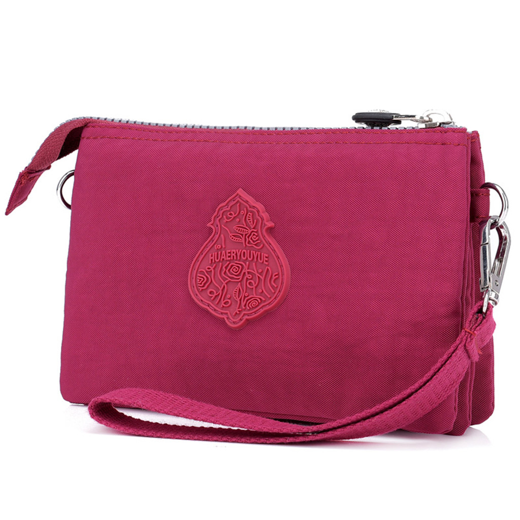 Crossbody Handtassen Casual Vrouwelijke Tassen Vrouwen Nylon Schoudertas Waterdichte Daily Winkelen Handtas Bolsos: Red