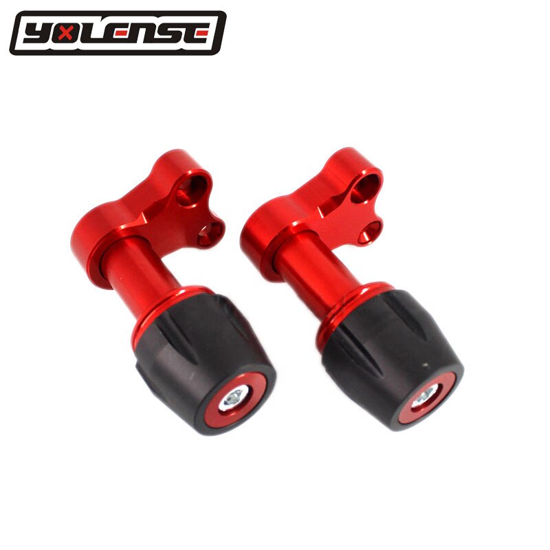 Voor HONDA PCX 125 PCX125 Forza 300 Forza300 Motorcycle CNC Aluminium Verstelbare Uitlaatpijp Frame Sliders Falling Bescherming: Red