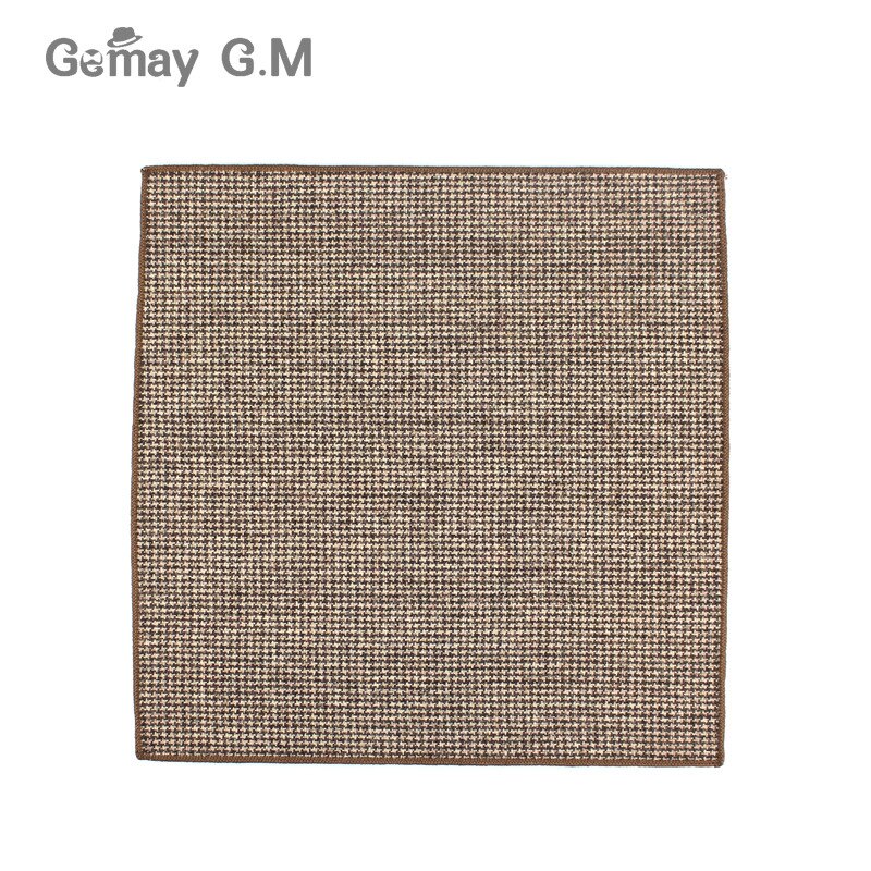Wool Handkerchief For Men Suit Solid Pocket Square Business Hankies Classic Striped Hanky Plaid Pocket Towel