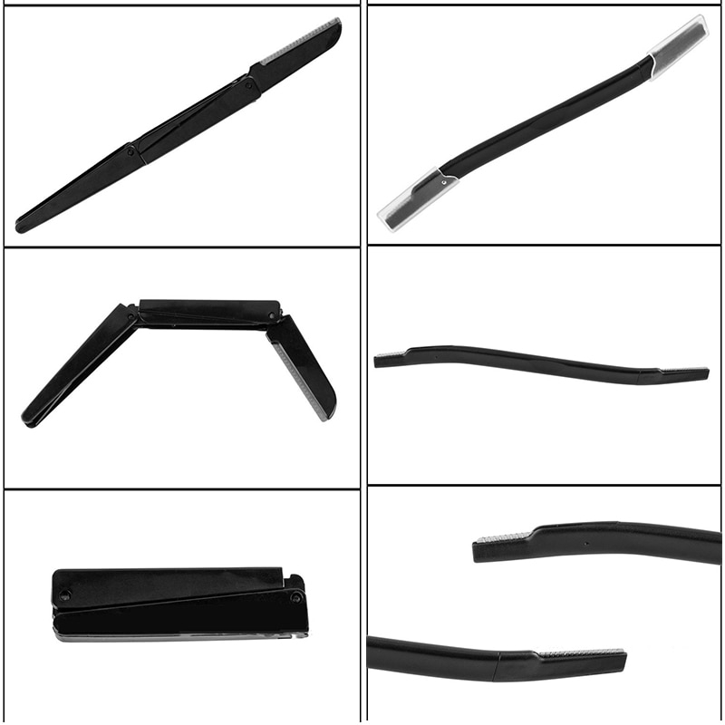 1Pcs Portable Makeup Eye Brow Razor Blade Eyebrow Trimmer Shaper Shaver Face Hair Remover Set Cosmetics Women