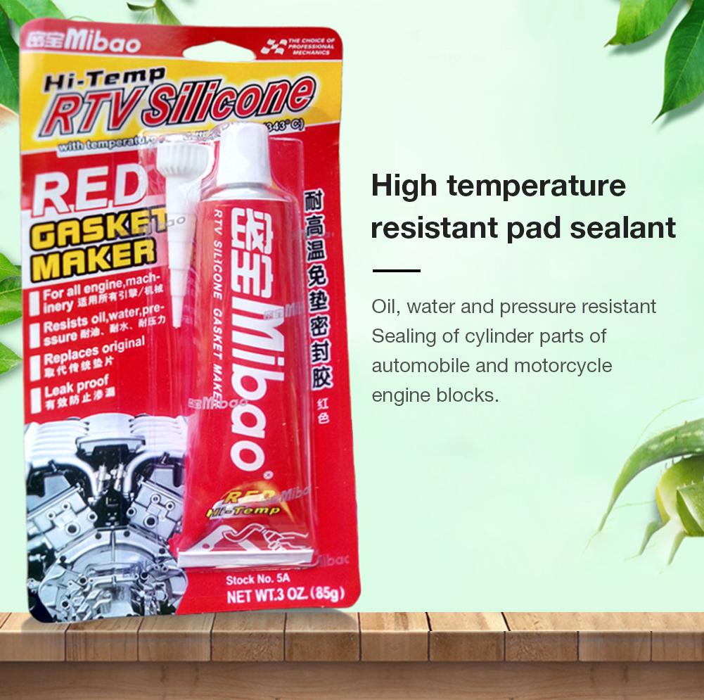Style 85g Automotive Mechanical Seal Leak-proof Electronic Seal Glue Silicone Free Gasket Sealant Mi Bao Red Glue