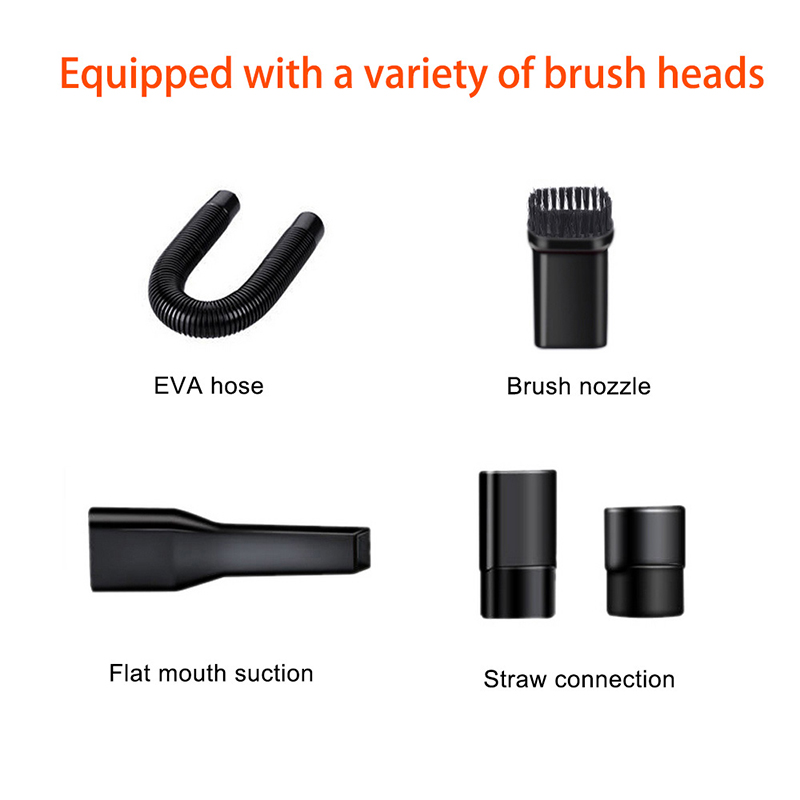 Mode Auto Stofzuiger Draagbare Handheld Auto Mini Stofzuiger Robot 120W Krachtige Auto-interieur Reiniging Nat Droog Dual-Gebruik