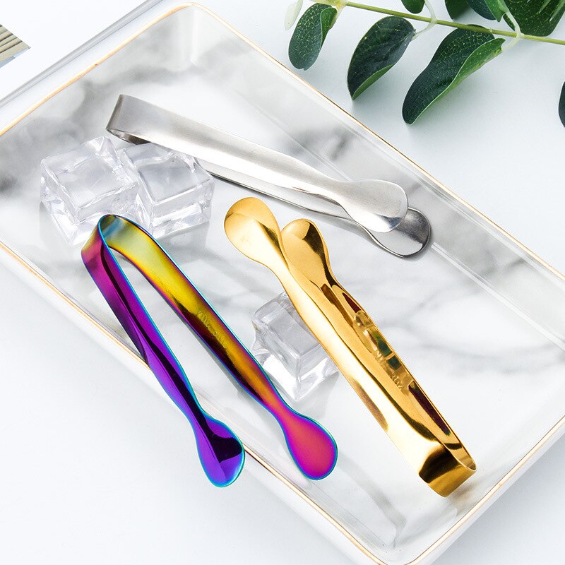 Multicolored Small Tongs Mini Sugar Tongs Mini Serving Tongs Small Kitchen Tongs For Tea Party Coffee Bar Utensilsice Ice Clip