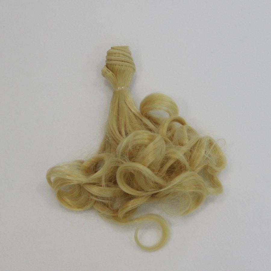 Doll Wig Hair 15cm Diy Tresses For Handmade Baby Toy and Doll Long Doll Hair Curly Thick Wavy Doll Hairs