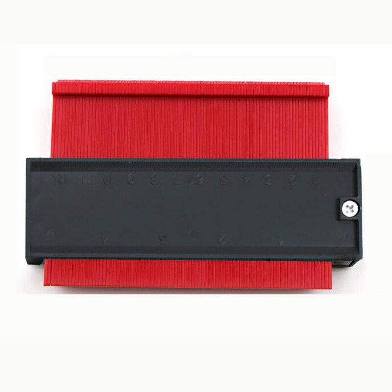 Contour Gauge Duplicator Profile Measuring Tool Contour Duplication Gauge Contour Template Plastic Contour Copy Shape Duplicator: 5 inch Red