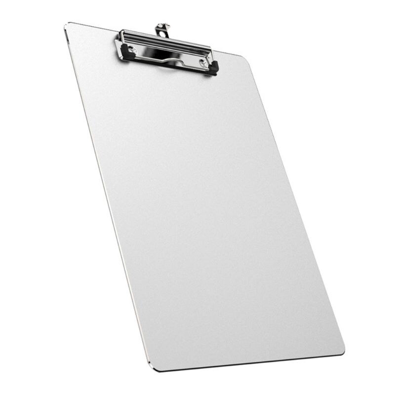 A4 Aluminiumlegering Schrijven Clip Board Antislip Bestand Hardboard Papier Houder Kantoor