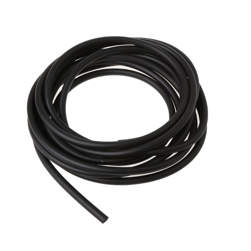 4mm Silicone Vacuum Tube Hose Silicon Tubing High Temperature 16.4ft 5M BLACK E7CA
