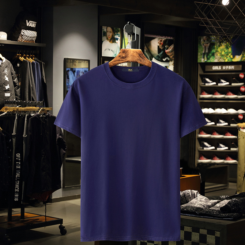 Herre t-skjorte vår og sommer slank skjorte herre casual bodybuilding kortermet personlig t-skjorte størrelse m -4xl