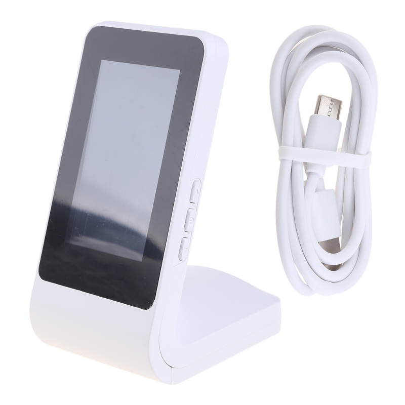 CO2 Detector Semiconductor/infrared Temperature Humidity Monitor Porous High Accuracy Air Monitor