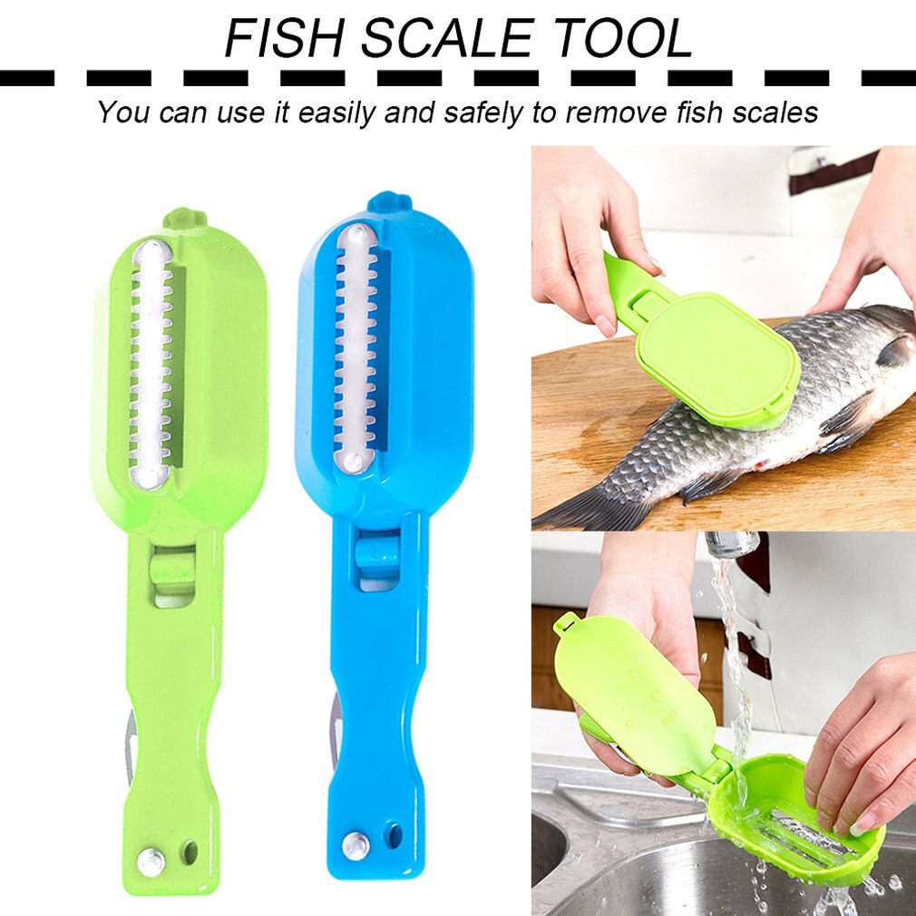1 Pcs Cleaning Schubben Tool Met Mes Schrapen Schubben Multifunctionele Vis Doden Gadget Keuken Koken Accessoires
