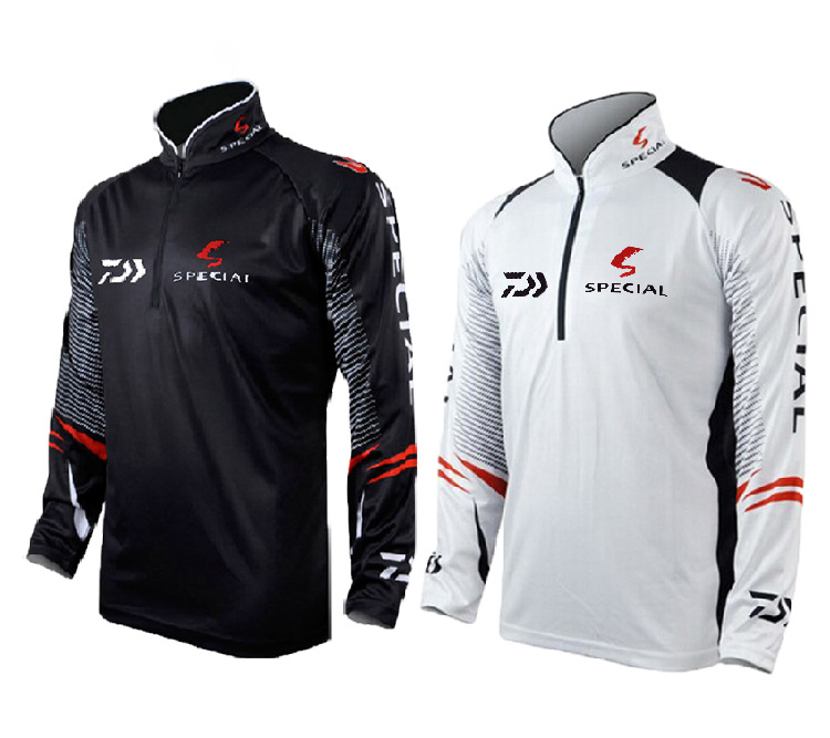 DAIWA DAWA Plus rozmiar 6XL odzież wędkarska dla mężczyzn lato oddychające suche słońce ochrona UV odzież sportowa człowiek odkryty wędkowanie koszule