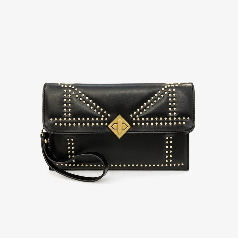 Mode Crossbody Schoudertassen Voor Vrouwen Luxe Tas Dames Avond Bericht Handtassen Zwart Wit Kaki B323: B323 black