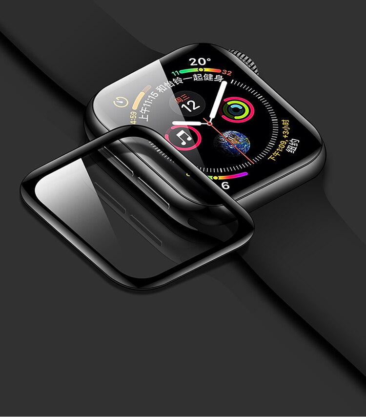 Gehard Glas Voor Apple Horloge 6 44Mm 40Mm Iwatch 3 2 1 42Mm 38Mm 3D 9H Screen Protector Apple Horloge 5 4 3 2 Se Accessoires 44: 38mm serise 1 2 3