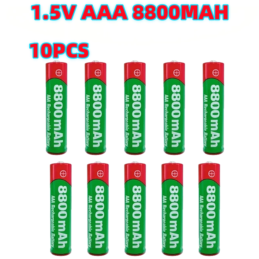 8800mAh Oplaadbare Batterij AAA Alkaliteit Batterij 1.5 V AAA Batterij voor Klokken Muizen Computers Speelgoed enzovoort: Goud