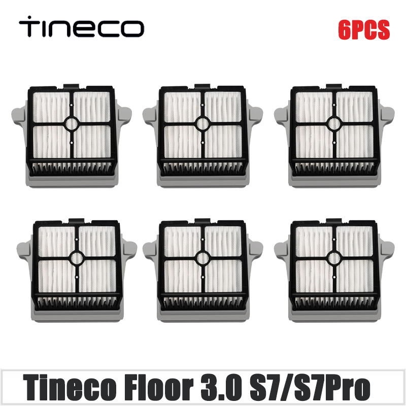 For Tineco Floor ONE S7 Pro\S6 Parts Vacuum Cleaner Replacement Brush Rollers and HEPA Filters: light green