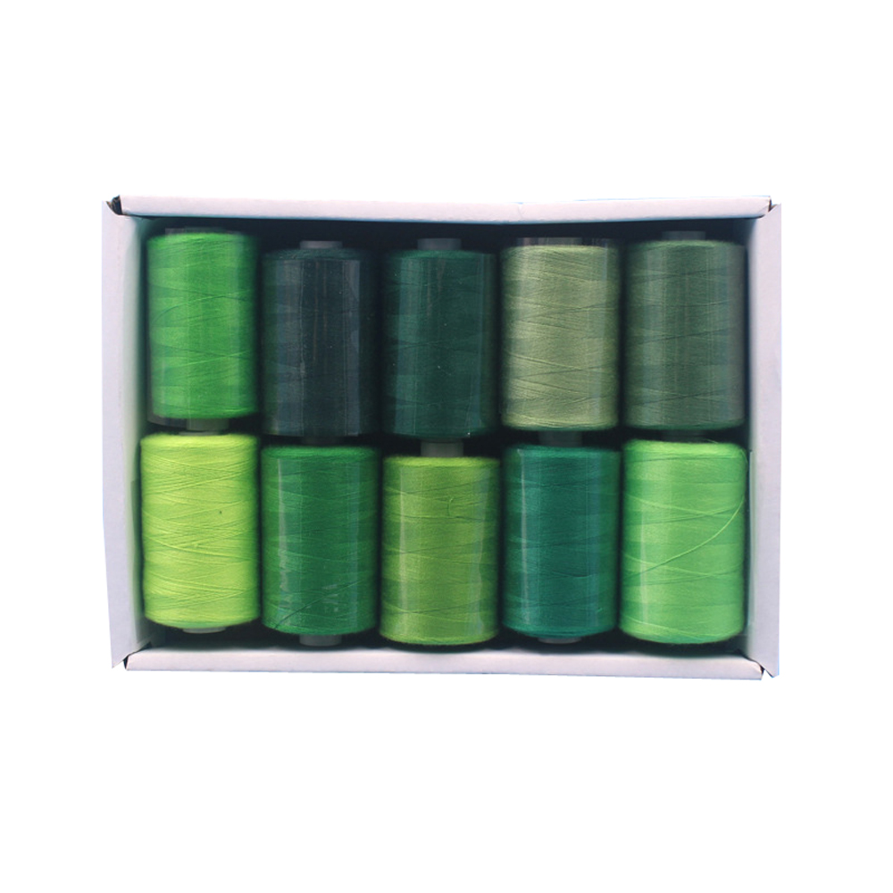 Sewing Thread 10 Colors Set 40S/2 For Sewing Machine Quilting Hand Sewing: set 3