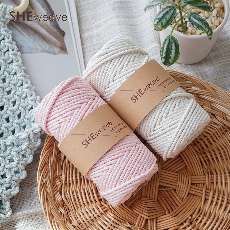Macrame Koord 3.5 Mm Katoenen Koord, Craft Koord Touw, Macrame Touw Voor Macrame Benodigdheden, Muur Opknoping, plant Hangers