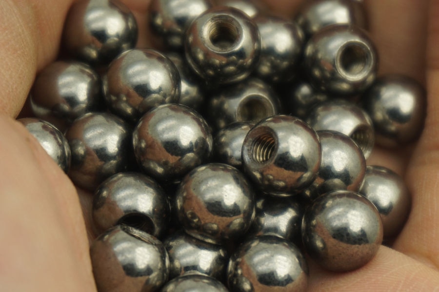 10pcs/lot 10mm M4 Threaded Steel Ball Rod Ends for 3D Printer Magnetic Joints