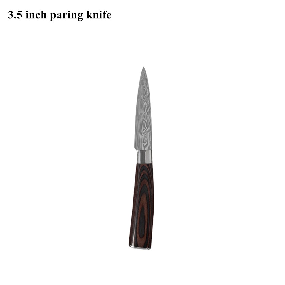 Keukenmessen Set Koksmes High Carbon Rvs Santoku Mes Sharp Hakmes Vleesmes Beste Keuze Voor Keuken: Q 3.5 paring knife