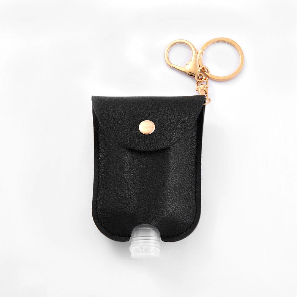 1PC Travel Bottle And Keychain Bag Holder 30ml Refillable Empty Bottles For Hand Sanitizer Bag Bottle With Key Ring: 1