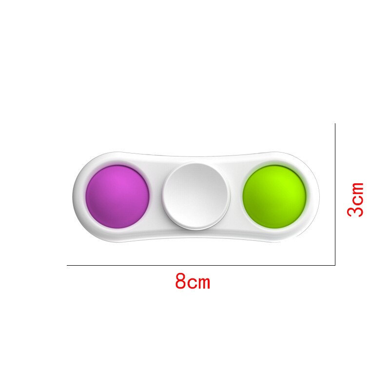 Simple Dimple Fidget Spinner Toys Anti Stress Relief Brain Toy Hand Fidget Toys For Kids Adults Early Educational Autism