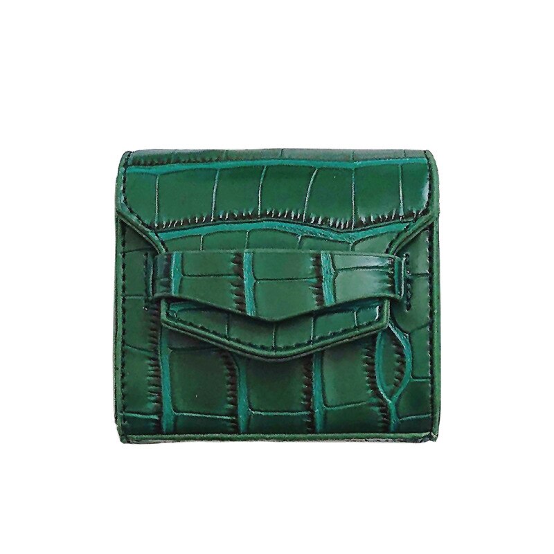 Mini lille firkantet taske sommer pu læder kvinders håndtaske krokodille mønster kæde skulder messenger tasker