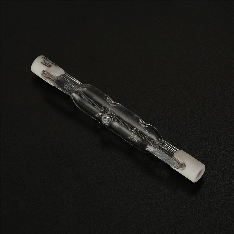 1PC Linear Double Ended Halogen Light Bulb Transparent Warm White Lamp 118mm R7S 220-240V 300W Watt Wedding Party Decoration: 78mm 250W