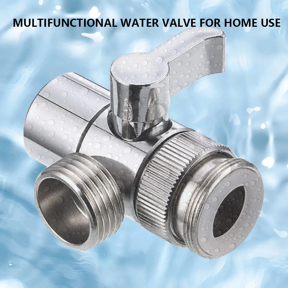 thumbnail image 2 of 3-Way Kitchen Sink Faucet Diverter Valve & Water Tap Connector Adapter 2 of 6