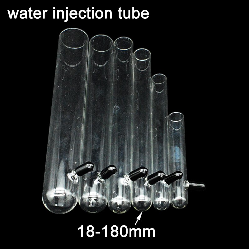 Fourmis ferme en verre de différentes tailles, 1 pièce, Tube à essai d&#39;injection d&#39;eau, Tube hydratant, fourmi nid atelier fourmilière pour animaux de compagnie: water 18-180